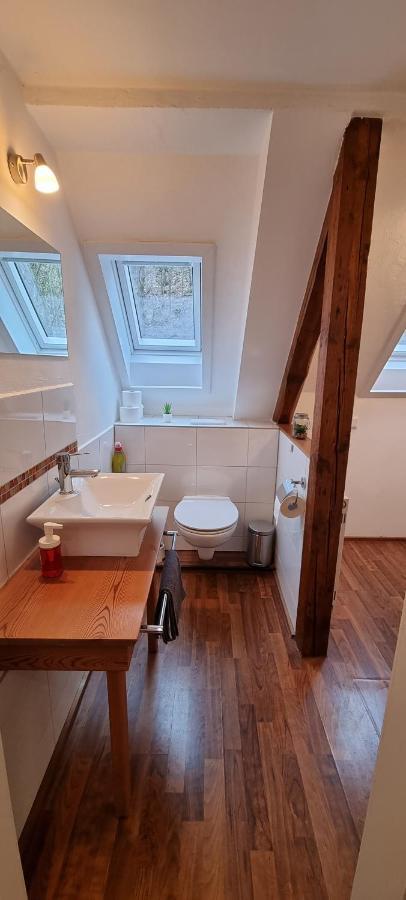 Suesse Kleine Ferienwohnung ピルナ エクステリア 写真